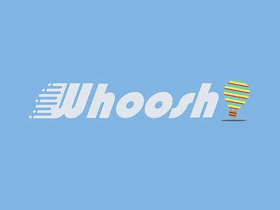 Daily Logo Challenge 2/50: Whoosh/Balloon branding dailylogochallenge design flat illustration illustrator logo ux