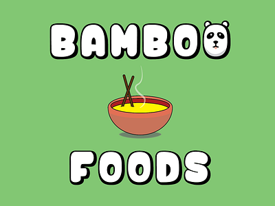 Daily Logo Challenge 3/50: Bamboo Foods/Panda Bear