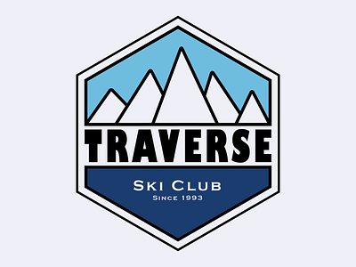 Daily Logo Challenge 8/50: Traverse/Ski Mountain