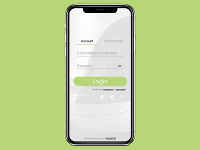 Login page - UI redesign design transportation ui xd design