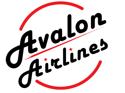 Daily Logo Challenge 12/50: Avalon/Airline logo branding dailylogochallenge design illustration illustrator logo typography ux vector