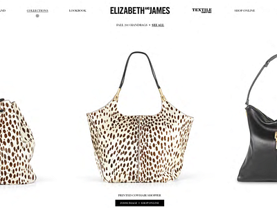 Elizabeth and James branding design fashion identity