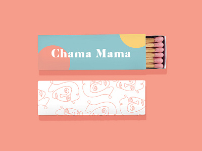 Chama Matches chama face food georgian illustration mama matches millennial restaurant
