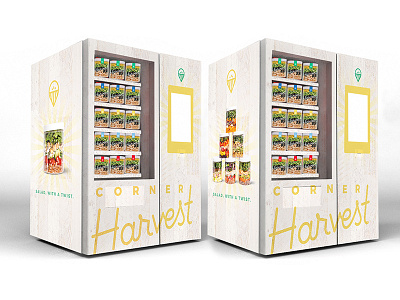 Corner Harvest Vending Machine food fruit harvest healthy jar leaf salad simmer vegetables vending machine