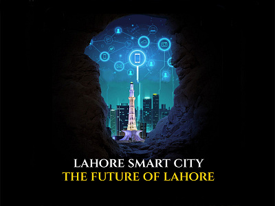 Post for Lahore smart city branding corporate design highrise realestate