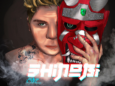Shinobi design digital art digitalart illustration portrait