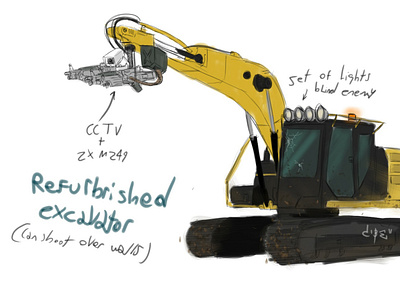 excavator concept concept art design digital art digitalart illustration videogame