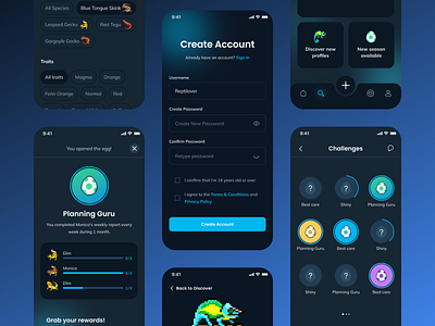 App Concept app challenge clean concpet create account design feed mobile mobile app profile sign in sign up social social media tags task ui uiux