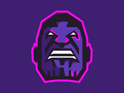 Thanos Mascot Icon app branding design flat icon illustrator logo mascot mascot character mascot logo vector