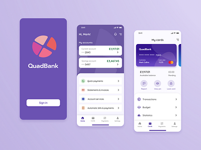 Mobile Banking App - UX/UI