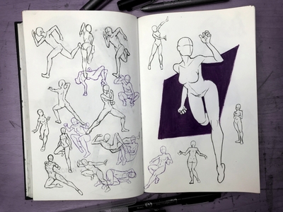 My first attempt at traditional timed figure and gesture drawing | SVSLearn  Forums
