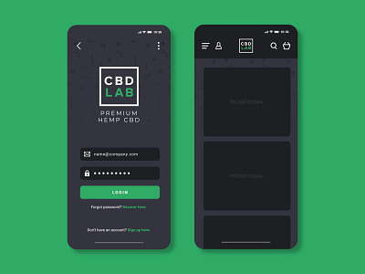 CBD Website Mobile View