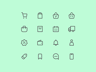 eCommerce Iconography Design ecommerce design ecommerce icons icon icon design icons icons for ecommerce ui ui ux ui designs uidesign uidesigner uidesigns uiux
