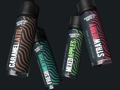 Branding & Packaging apple branding e liquid e liquid bottle ejuice eliquid flavours fruity menthol metal foil mint packaging short fill strawberry vape vape brand vape juice vape juice design vape juice packaging vaping