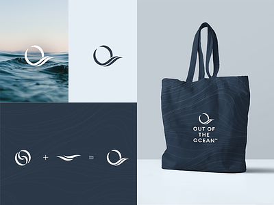 Out of the Ocean Logo Design branding icon illustration logo