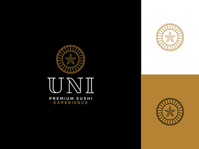 Uni Premium Sushi Experience branding branding design food japanese food logo design restaurant sushi brand