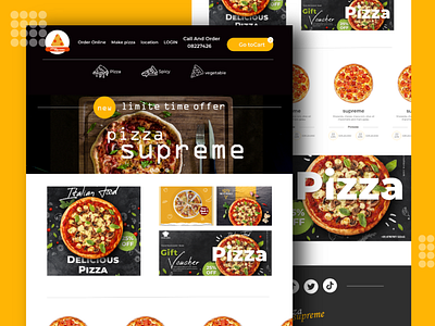web design pizza supreme