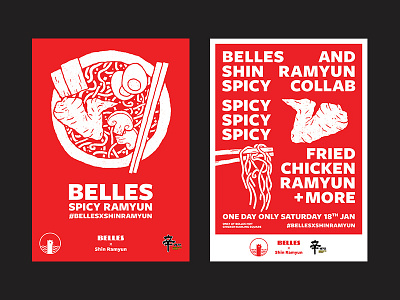 Belles x Shin Ramyun Posters