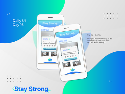 Day 16 - Daily UI app dailyui design popup ui ux