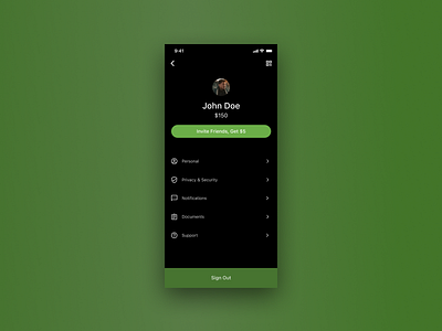 Daily UI Design Challenge - User Profile app challenge dailyuichallenge design figmadesign financial app ui user profile ux