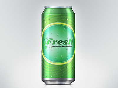 Fresh Soda Dribble branding label package