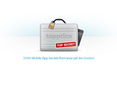 Tapptics Newsletter: Top Secret android email ios iphone mobile mobile design newsletter