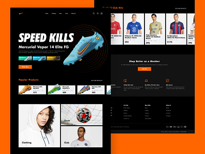 Nike Football Website