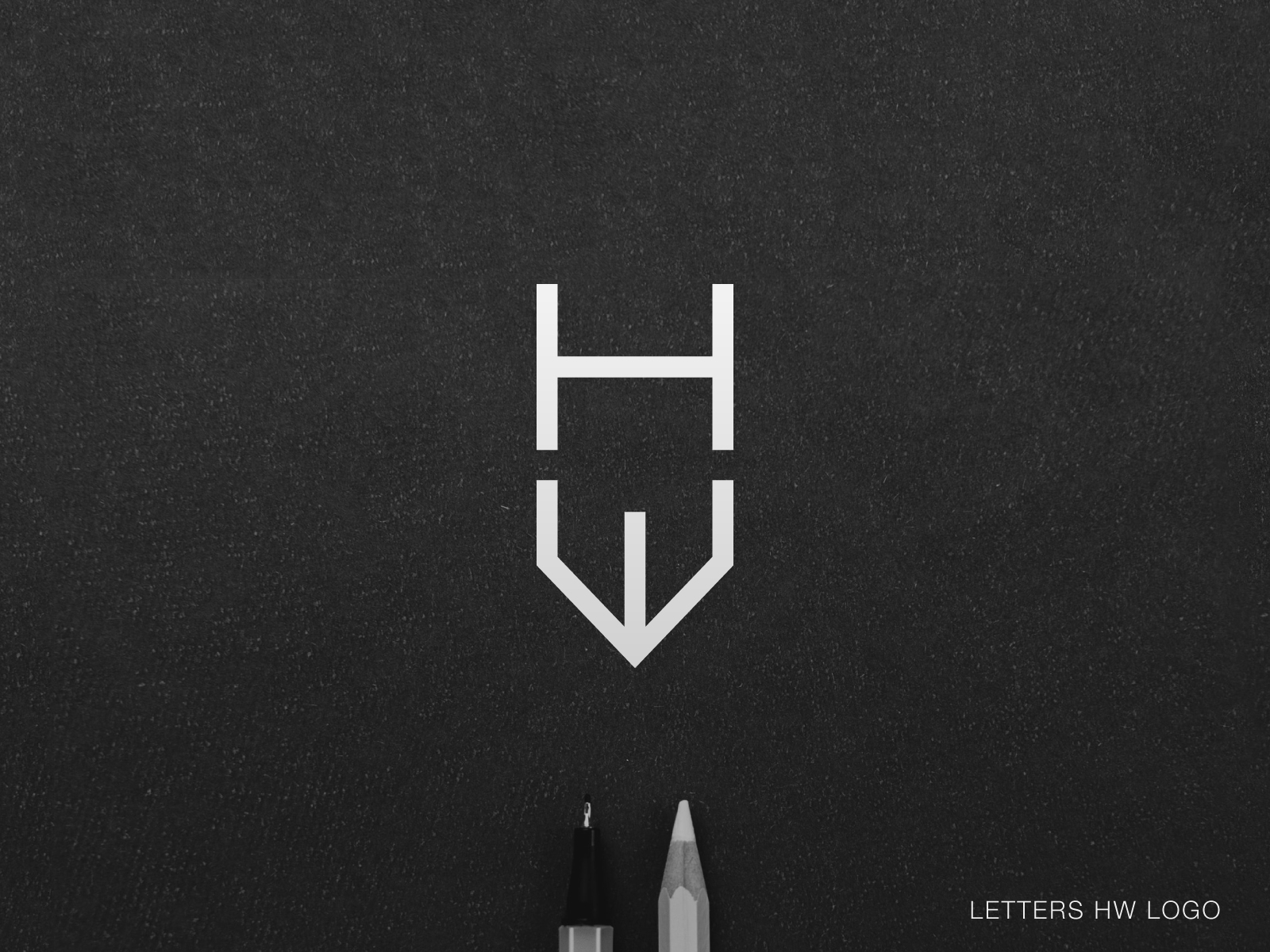 HW Monogram logo Design V6 By Vectorseller | TheHungryJPEG
