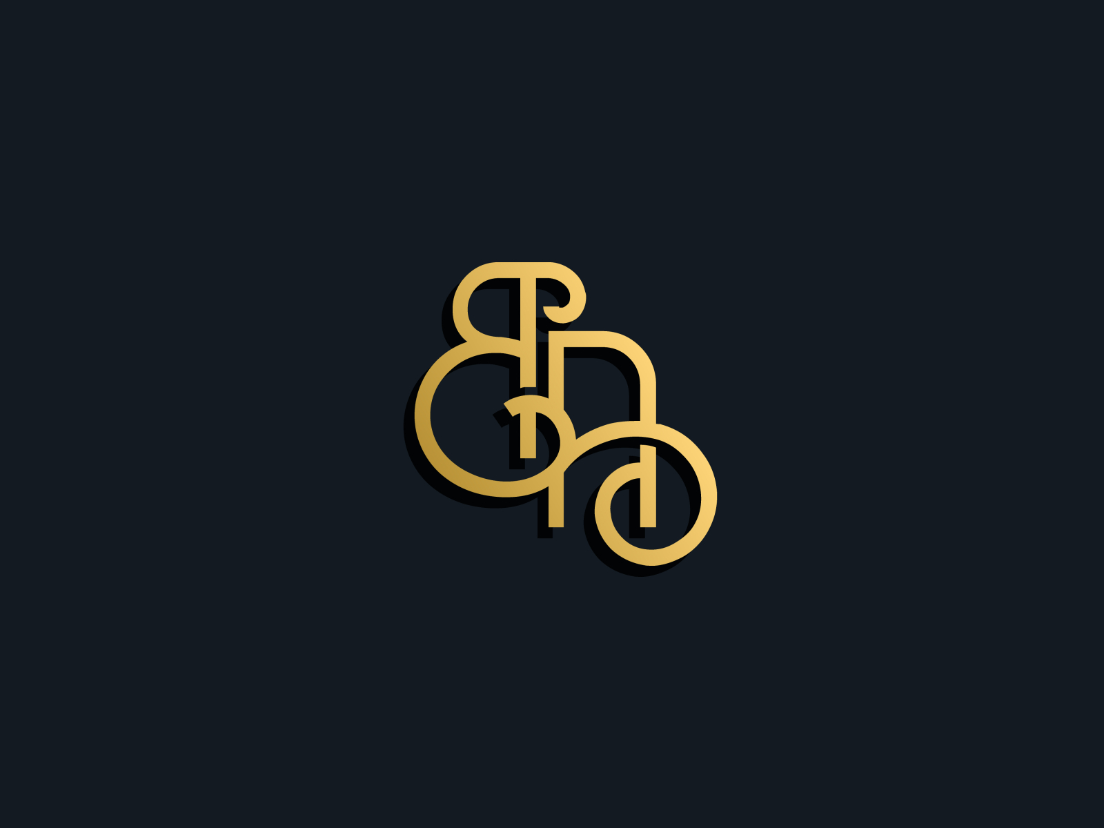 Luxury fashion initial letter BA logo by Gfxvect on Dribbble