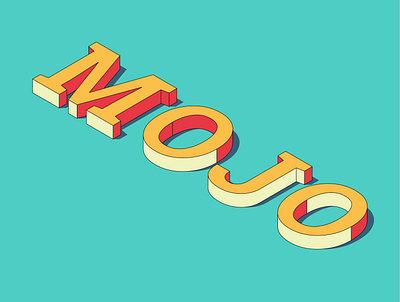 3D typography animation app design flat icon illustration retro retro design typography vector web