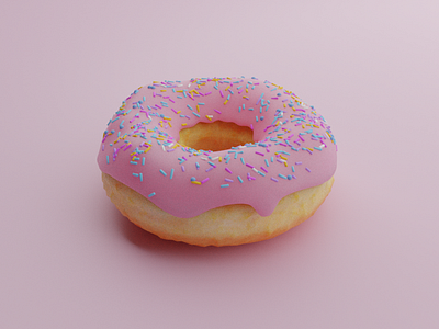 Tasty Pink Donut