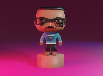 Custom Funko PoP 3d 3d animation 3d art 3d artist 3d modeling blender blender 3d blender3d blender3dart blendercycles eevee eeveerender funko pop popart