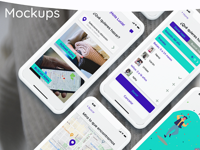 Donación de ropa charity figma ios app design mobile prototype ux