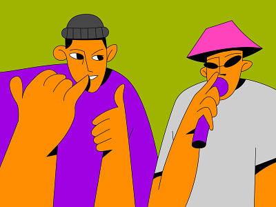 Rap artists animation graphic design motion graphics