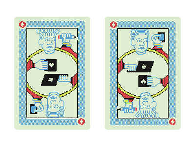 Process business/playing cards