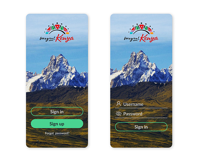 Magical kenya app design kenya minimal nairobi toursim travel app ui ux