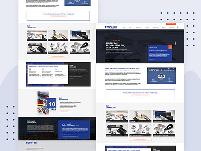 Tanfel - Corporate Website branding design seo ui ux web website