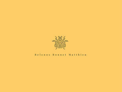 logo Belenos Bonnet Matthieu branding flat logo minimal minimalist logo typography