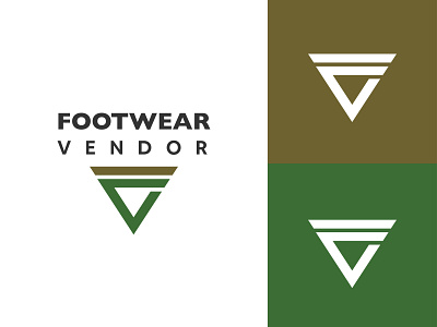 Footwear Vendor logo army shoes logo branding creative creative design design footwear logo graphic design illustration logo logo design shoes logo