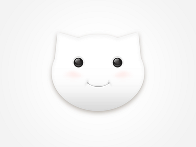 喜白白 cat emoji icon