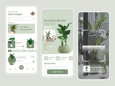 Botanic Apps apps botanic flower green plant store visualdesign