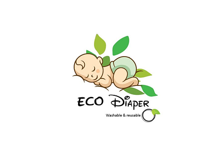 eco diaper logo baby baby add diaper diaper add eco green logo