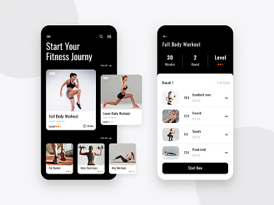 Fitness App Design app design application bodybuildingapp design fitness fitness app fitness app design gym app mobile app mobile app design mobile app development ui ux workout workout app