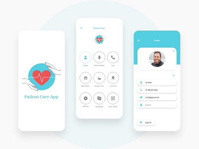 Patient Care App Design app design design doctor health health app healthcare medical mobile mobile app design patient patient app patients