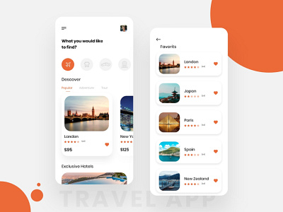 Travel App Design Concept