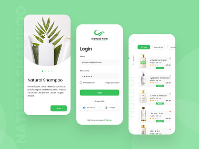 Natural Shampoo Store App