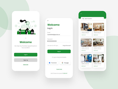 Apartment Finder App Design
