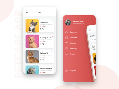 Pet Care App Design android app app design app development application clean concept concept illustration illustration art mobile app mobile app design mobile design mockup pet care pet care app design uidesign uxdesigns