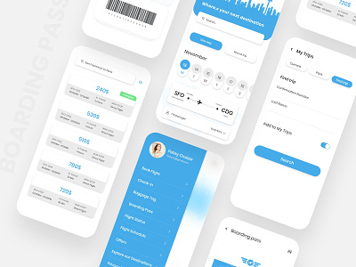 Boarding Pass App Design android app app concept app design app developer app development app development company application boarding boarding pass booking app booking system clean concept concept design mobile app design ticket app ticket booking uidesigns uxdesigns