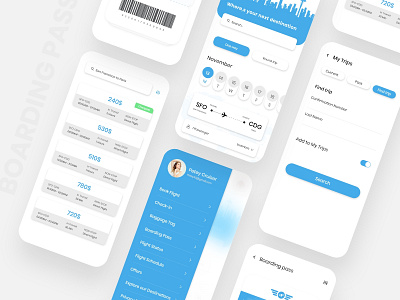 Boarding Pass App Design